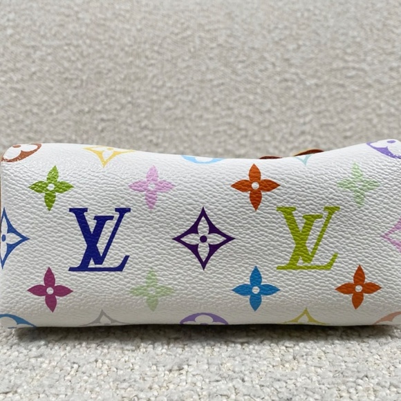 Authentic Pre-Owned Louis Vuitton x Takashi Murakami Nano Speedy Bag in White - Picture 12 of 16